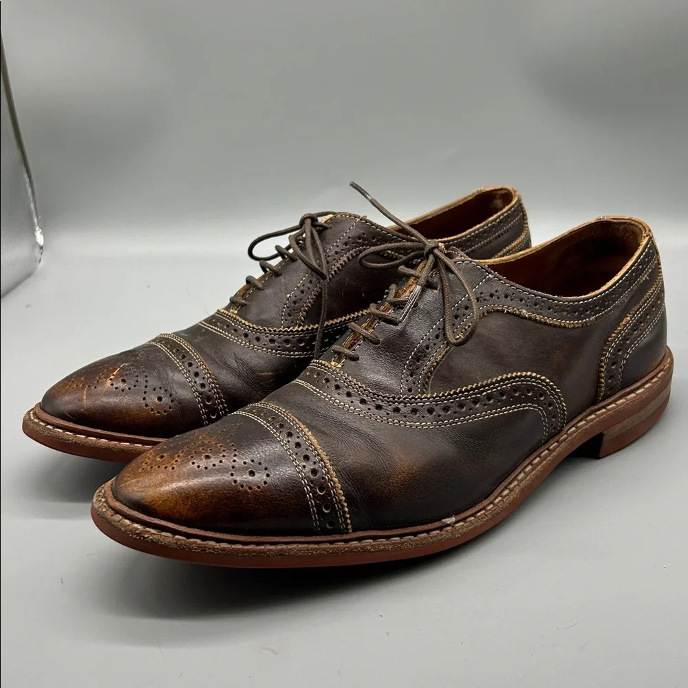 Allen Edmonds Cap-Toe Oxford with Dainite Rubber Sole Sz 12